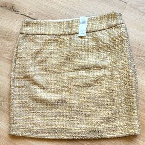 Mini skirt Banana Republic, size 2, brand new, gold color